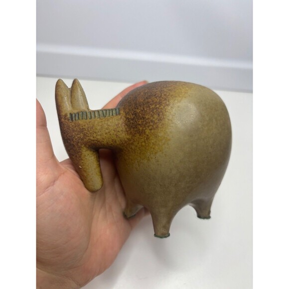 LISA LARSON stoneware figure "Donkey" from the Stora Zoo series Gustavsberg - Picture 7 of 12
